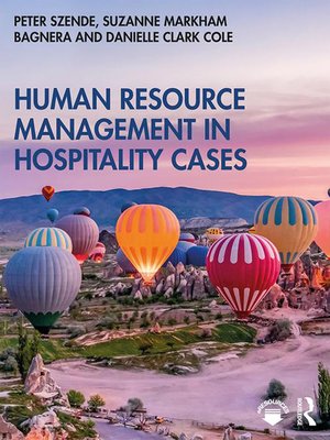 cover image of Human Resource Management in Hospitality Cases